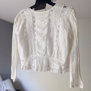 Vintage off-white blouse